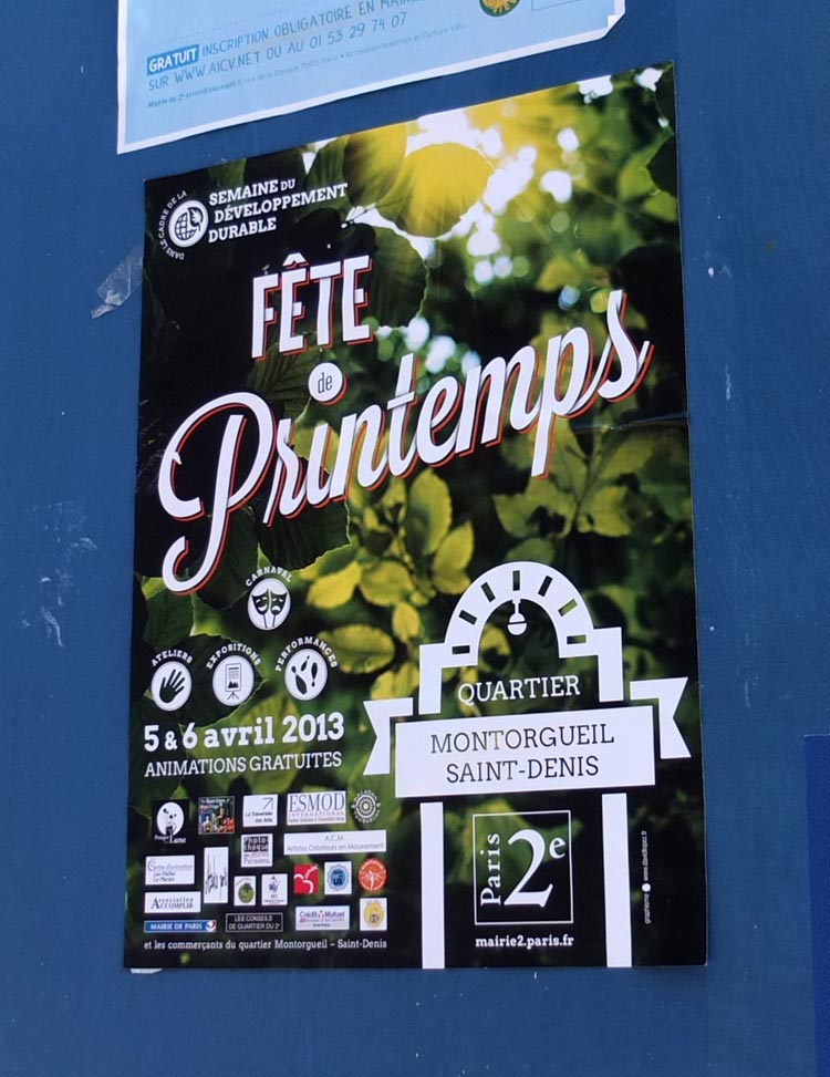 Fête de printemps Mairie du 2e